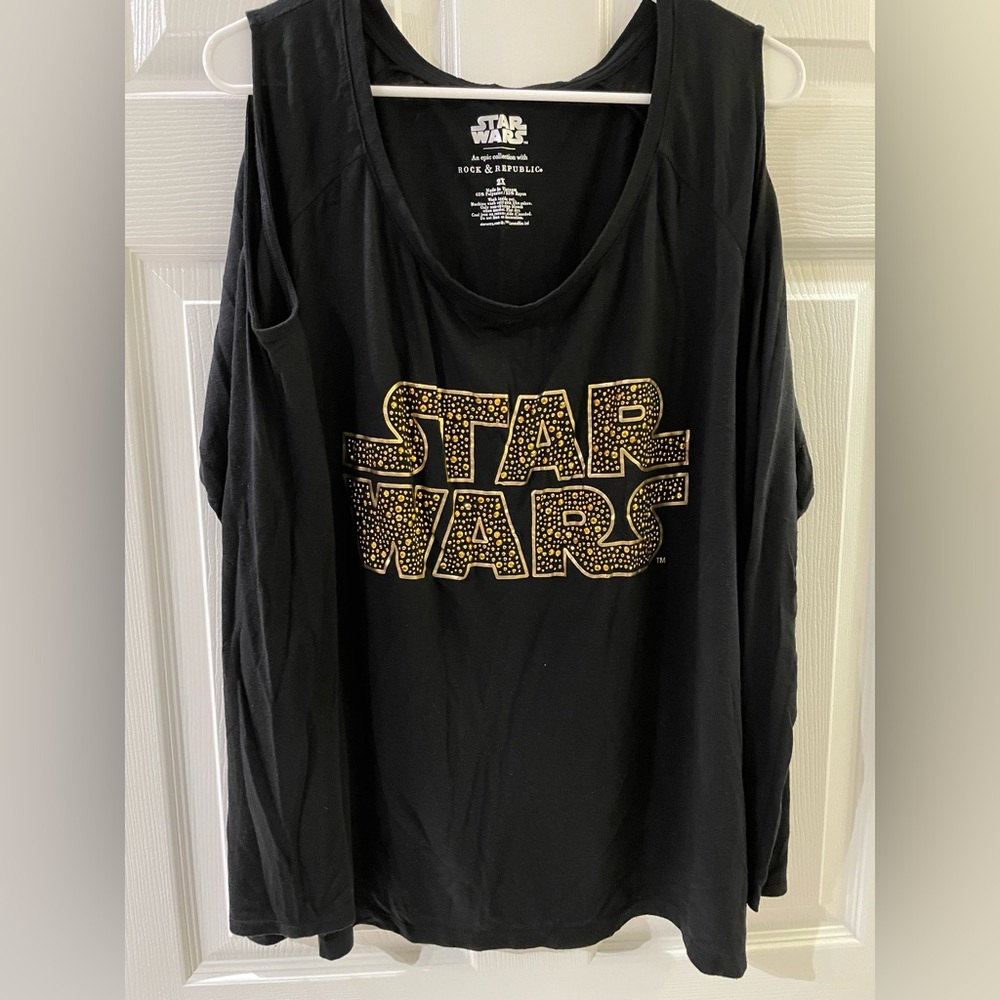 Rock & Republic Black Star Wars - 2XL